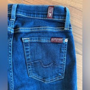 7 For All Mankind Dark Blue Denim
